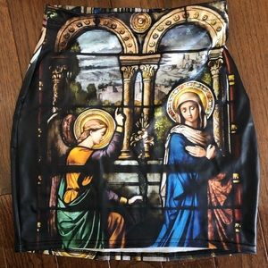 Black Milk Cathedral Mini Skirt